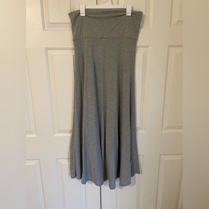 Gray LulaRoe Long Skirt